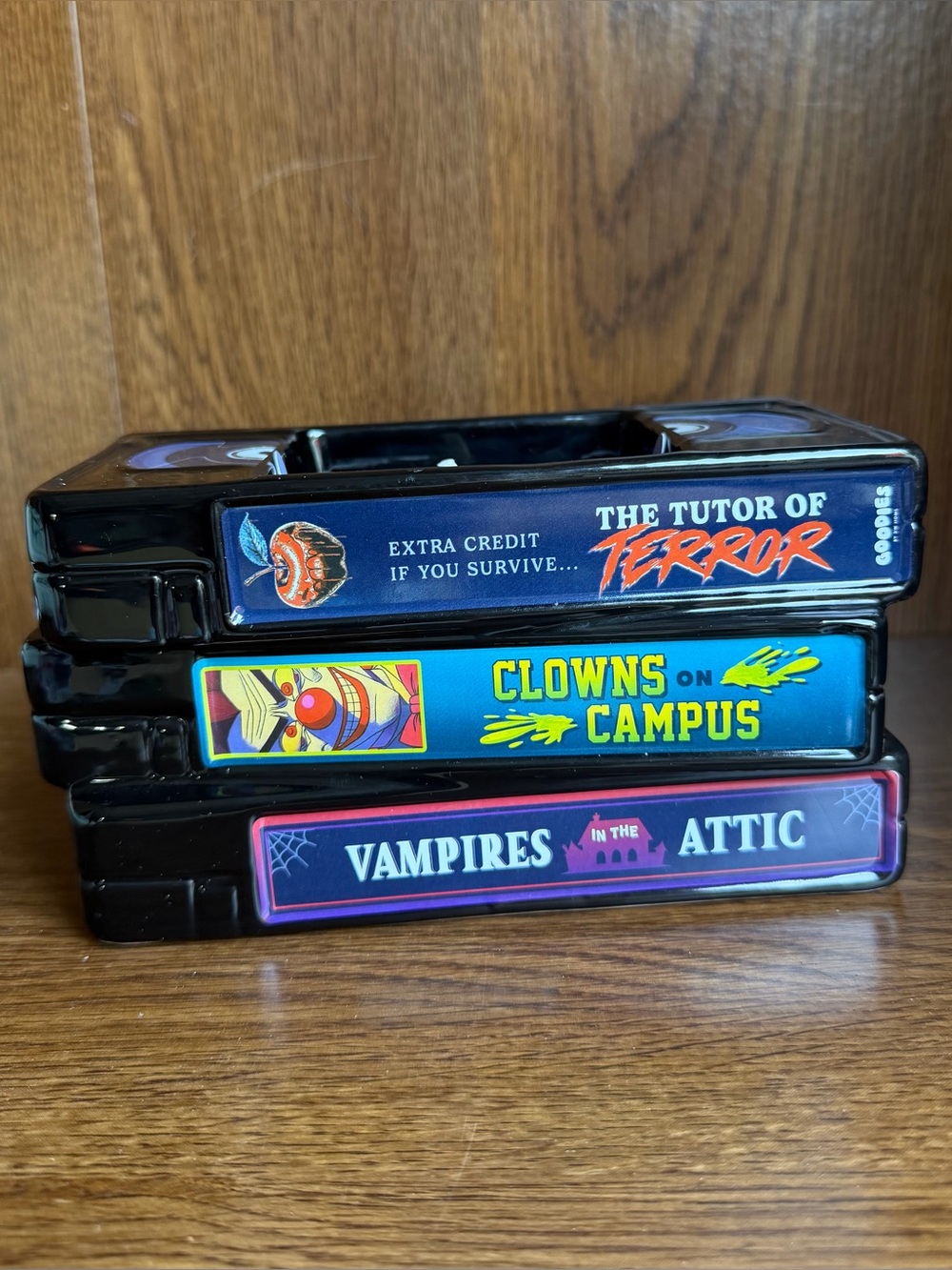 VHS retro Horror Halloween Candle Goodies ghost witch decor movie nostalgia